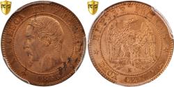 World Coins - France, Napoleon III, 2 Centimes, 1856, Bordeaux, Bronze, PCGS,