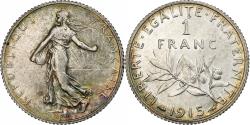 World Coins - Coin, France, Semeuse, Franc, 1915, Paris, , Silver, KM:844.1, Gadoury:467