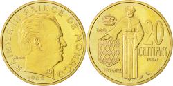 World Coins - Coin, Monaco, 20 Centimes, 1962, , Cupro-Aluminium, KM:E46, Gadoury:MC