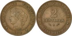 World Coins - Coin, France, Cérès, 2 Centimes, 1884, Paris, , Bronze, KM:827.1