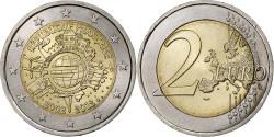 World Coins - France, 2 Euro, 10 Years of Euros Cash, 2012, Paris, Bi-Metallic,