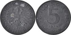 World Coins - Coin, Austria, 5 Groschen, 1974