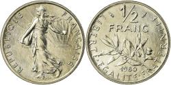 World Coins - Coin, France, Semeuse, 1/2 Franc, 1980, Paris, , Nickel, KM:931.1