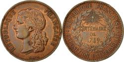World Coins - France, Token, Exposition universelle de Paris, Politics, Society, War, 1889
