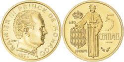 World Coins - Coin, Monaco, Rainier III, 5 Centimes, 1976, ESSAI, , Cupro-Aluminium
