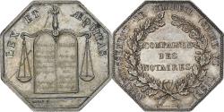 World Coins - France, Token, Notaires de l'Arrondissement de Corbeil, Seine et Oise, Silver