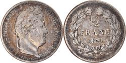 World Coins - Coin, France, Louis-Philippe, 1/2 Franc, 1834, Nantes, , Silver