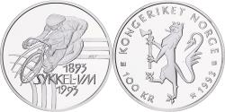 World Coins - Norway, Harald V, 100 Kroner, 1993, Kongsberg, Silver, , KM:443