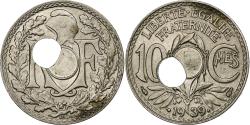 World Coins - France, 10 Centimes, Lindauer, .1939., Paris, Off-centre hole, Maillechort
