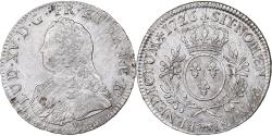 World Coins - France, Louis XV, Écu de Béarn aux branches d'olivier, 1726, Pau, Silver