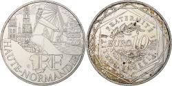 World Coins - France, 10 Euro, Haute-Normandie, 2011, Monnaie de Paris, , Silver