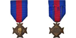World Coins - France, Services Militaires Volontaires, WAR, Medal, 1934-1957, Excellent