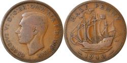World Coins - Coin, Great Britain, George VI, 1/2 Penny, 1940, , Bronze, KM:844