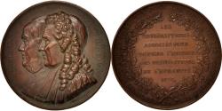 World Coins - France, Medal, FranklIn and Montyon, History, 1833, Barre, , Bronze