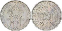 World Coins - Germany, Weimar Republic, 3 Mark, Meissen, 1929, Muldenhütten, Silver