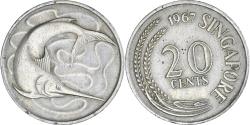 World Coins - Coin, Singapore, 20 Cents, 1967