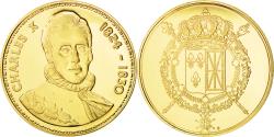 World Coins - France, Medal, Les Rois de France, Charles X, History, , Vermeil