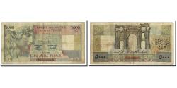 World Coins - Banknote, Tunisia, 5000 Francs, 1946, KM:27, VF(30-35)