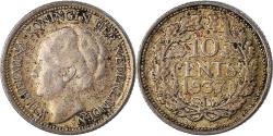 World Coins - Coin, Netherlands, 10 Cents, 1937