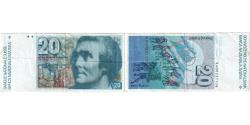 World Coins - Switzerland, 20 Franken, EF(40-45)