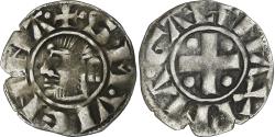 World Coins - Archbishopric of Vienne, Denier, ca. 1200-1250, Vienne, Billon,