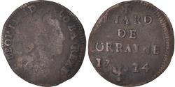 World Coins - Coin, France, LORRAINE, Leopold I, Liard, 1714, Nancy, , Copper