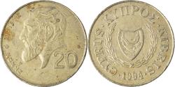 World Coins - Coin, Cyprus, 20 Cents, 1994