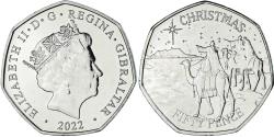 World Coins - Coin, Gibraltar, 50 Pence, 2022, Christmas, , Cupronickel