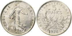 World Coins - France, Semeuse, 5 Francs, 1974, Paris, série FDC, , Cupronickel