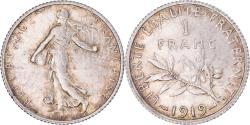 World Coins - Coin, France, Semeuse, Franc, 1919, Paris, , Silver, KM:844.1