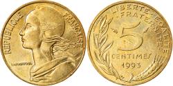 World Coins - Coin, France, Marianne, 5 Centimes, 1993, Paris, , Aluminum-Bronze