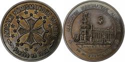 World Coins - France, Medal, Euros des Villes, 3 Ecu d'Albi, 1995, Nickel,