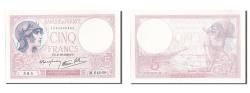 World Coins - Banknote, France, 5 Francs, 5 F 1917-1940 ''Violet'', 1939, 1939-10-05, UNC(63)