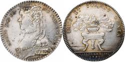 World Coins - France, Token, Marie Lesczinska, Maison de la Reine, 1748, Silver,