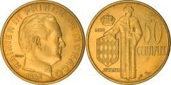 World Coins - Coin, Monaco, Rainier III, 50 Centimes, 1962, , Aluminum-Bronze