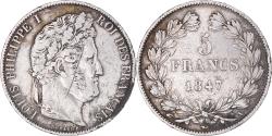 World Coins - Coin, France, Louis-Philippe, 5 Francs, 1847, Paris, , Silver