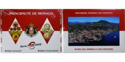 World Coins - Monaco, 1 Cent to 2 Euro, 2002, Monnaie de Paris, BU,