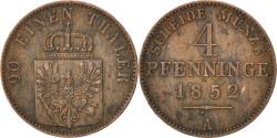 World Coins - Coin, German States, PRUSSIA, Friedrich Wilhelm IV, 4 Pfennig, 1852, Berlin