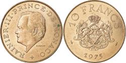 World Coins - Coin, Monaco, Rainier III, 10 Francs, 1975, , Copper-Nickel-Aluminum
