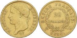 World Coins - France, Napoleon I, 20 Francs, 1812, Lille, Gold, , Gadoury:1025