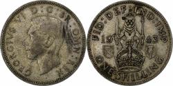 World Coins - Great Britain, George VI, Shilling, 1943, British Royal Mint, Silver,
