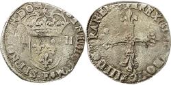 World Coins - Coin, France, Louis XIII, 1/4 Écu à la croix, 1/4 Ecu, 1615, Angers