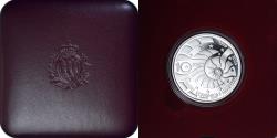 World Coins - San Marino, 10 Euro, Unione monetaria e dell'euro (10° Anniv.), 2009, Rome, BE