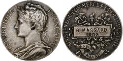 World Coins - France, Medal, Ministère du Commerce et de l'Industrie, 1906, Silver,