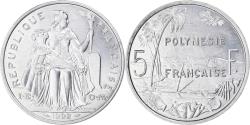 World Coins - Coin, French Polynesia, 5 Francs, 1992, , Aluminum, KM:12