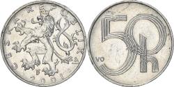 World Coins - Coin, Czech Republic, 50 Haleru, 2001, , Aluminum, KM:3.1