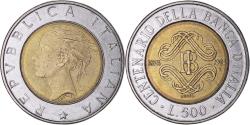 World Coins - Coin, Italy, 500 Lire, 1993, Rome, , Bi-Metallic, KM:160