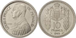 World Coins - Coin, Monaco, 10 Francs, 1945, , Copper-nickel, KM:E18, Gadoury:136