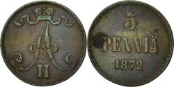 World Coins - Coin, Finland, Alexander II, 5 Pennia, 1872, , Copper, KM:4.2