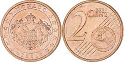 World Coins - Monaco, Rainier III, 2 Euro Cent, 2001, Paris, , Copper Plated Steel